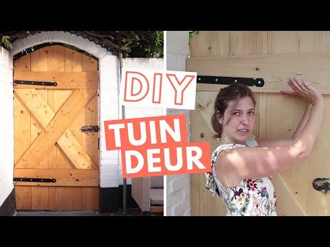 DIY TUINDEUR: Zo maak je ECHT een tuindeur van steigerhout