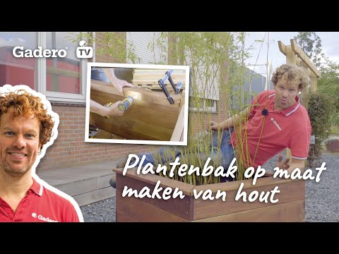 Plantenbak op maat maken van hout