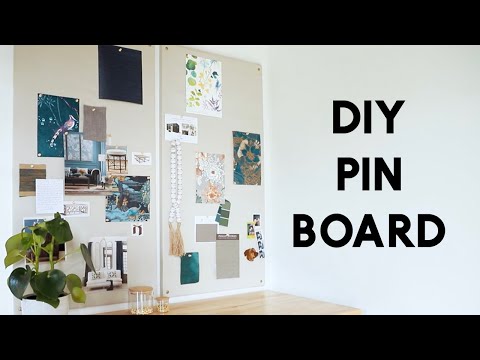 DIY Pin Board / Bulletin Board / Mood Board