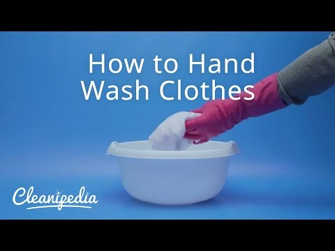 How to Hand Wash Clothes | Cleanipedia