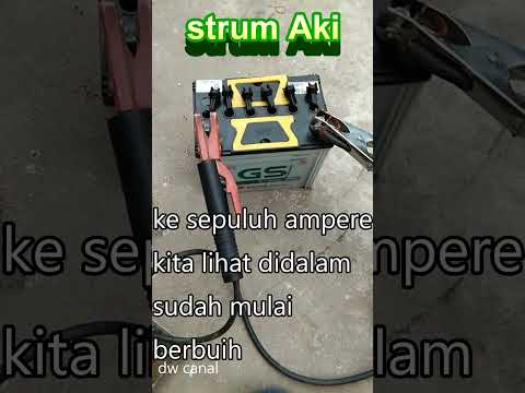 2 Minutes Impromptu Accu charger using a car welding machine immediately comes to life | 12v 65A