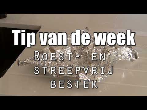 Houd je bestek roest- en streepvrij!