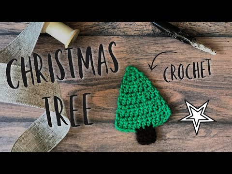 How To Make A Flat Christmas Tree Crochet Video Tutorial (Easy!)
