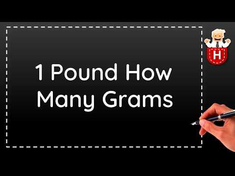 1 Pound How Many Grams