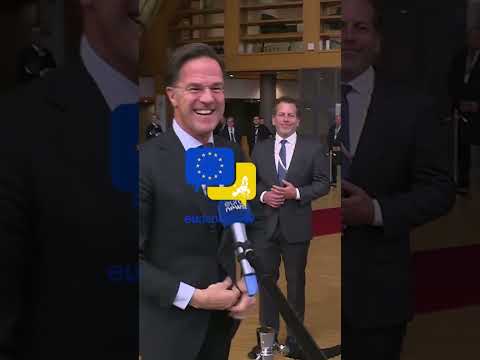 Mark Rutte 🇳🇱 Dutch PM is a happy EU leader!