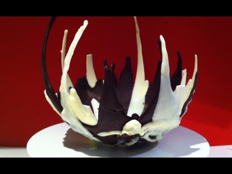 How to make a CHOCOLATE BOWL using a balloon How To Cook That by Ann Reardon