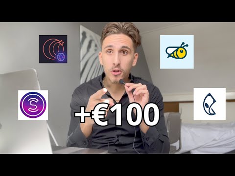 Verdien €100 per dag met  4 gratis apps  |  Online geld verdienen voor beginners