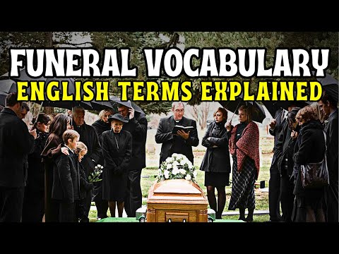 ⚰️ Funerals: English Terms Explained | English Vocabulary Wordlist LearningEnglishPRO #learnenglish