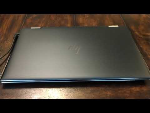 How to Turn on New HP Spectre x360 Laptop - Where Power Button is Located