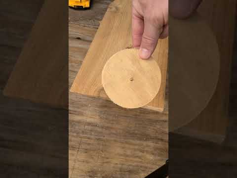 Hole Saw Tip (how to make a hole Larger) #shorts