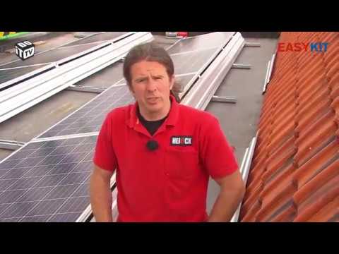 Zelfbouwhuis - Zelf je PV zonnepanelen plaatsen op een plat dak. Zelfbouwpakket zonnepanelen.