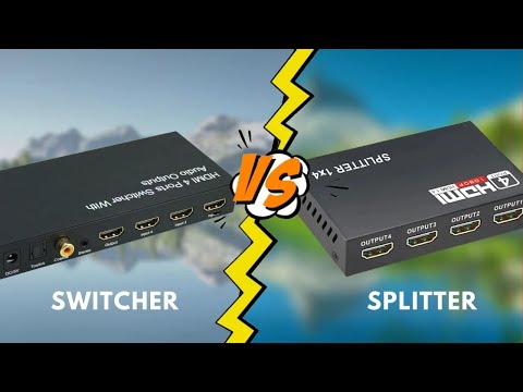 What is difference between HDMI Splitter and HDMI Switcher?