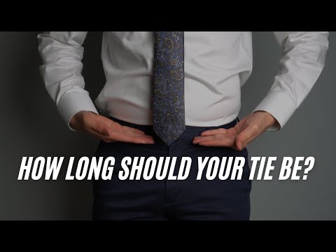 The Proper Tie Length - How Long Should a Tie Be?