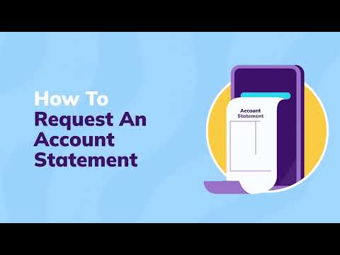 How To Request An Account Statement