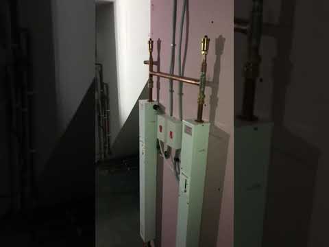 Electric boilers with water underfloor heating