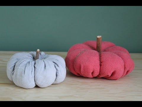 Pompoen maken van stof | halloween | herfst